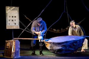 Прэм'ера спектакля "Кацёл з каменьчыкамі"