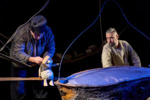 Прэм'ера спектакля "Кацёл з каменьчыкамі"